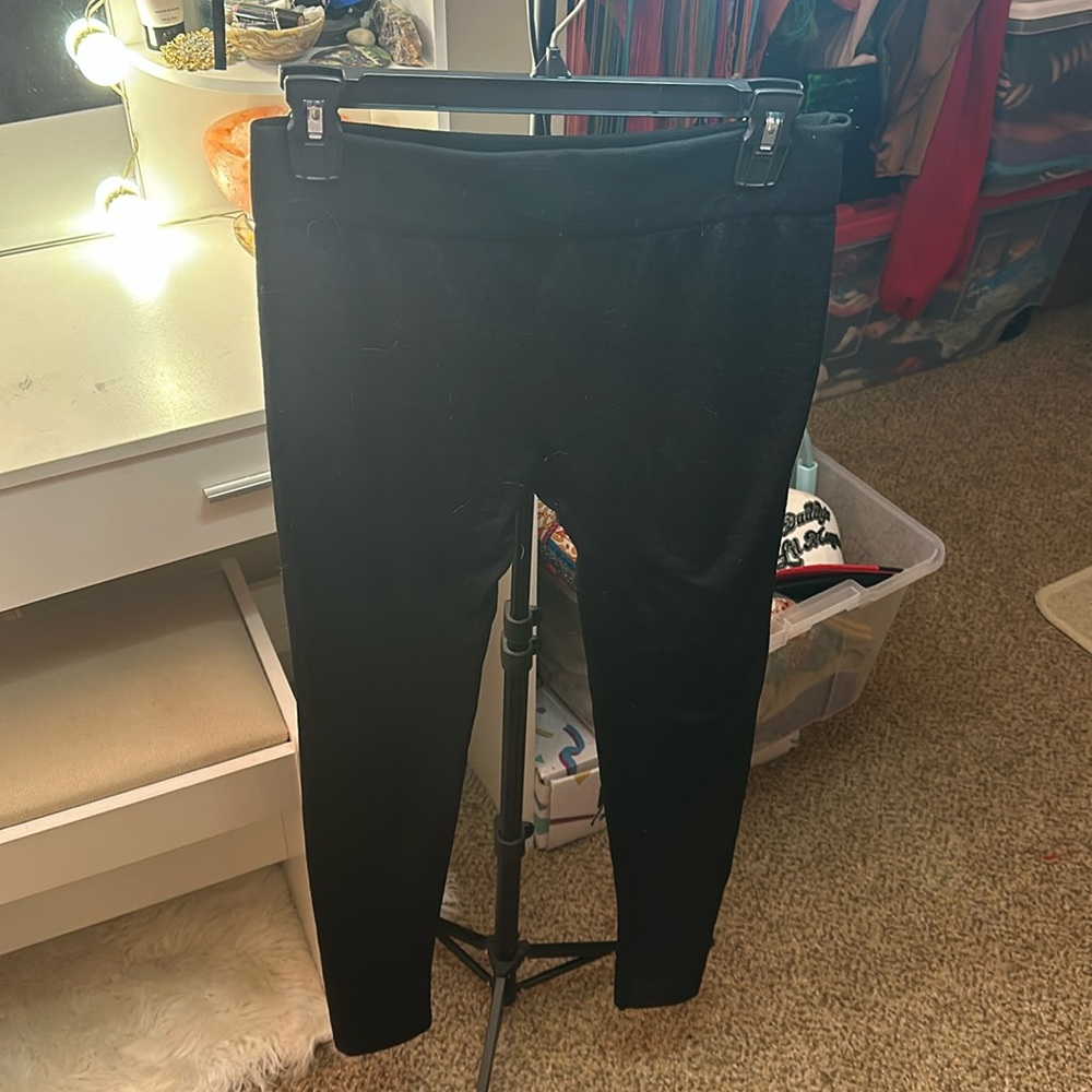 Black Cheetah Stretch Leggings
